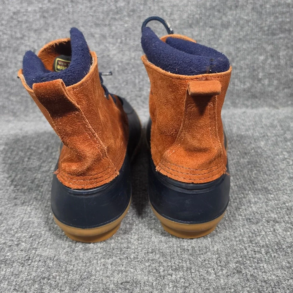 LaCrosse Polartec Lined Duck Boots Mens 10 Made in USA Suede Rubber Waterproof